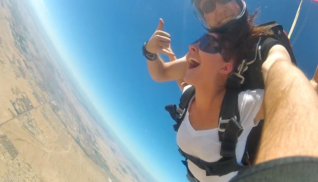 skydiving