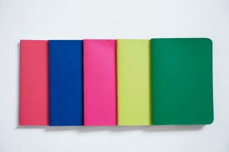 colorful notebooks