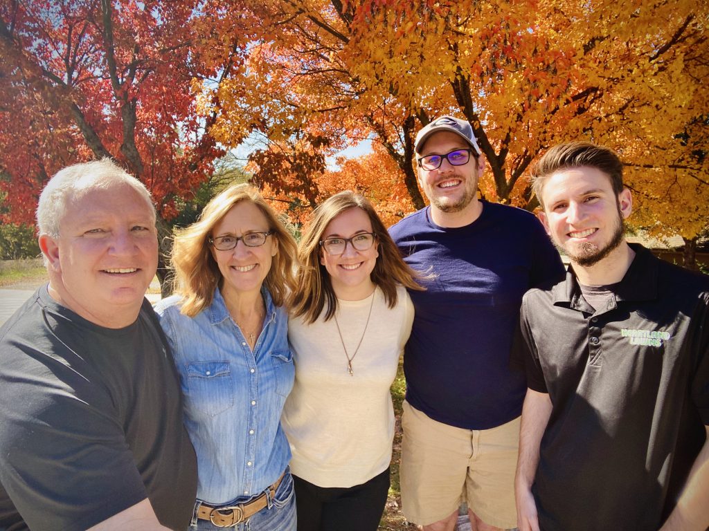 Dani with her family in (city, state)